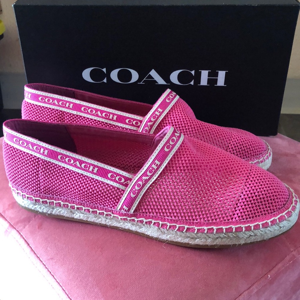 Coach Pink Espadrille
